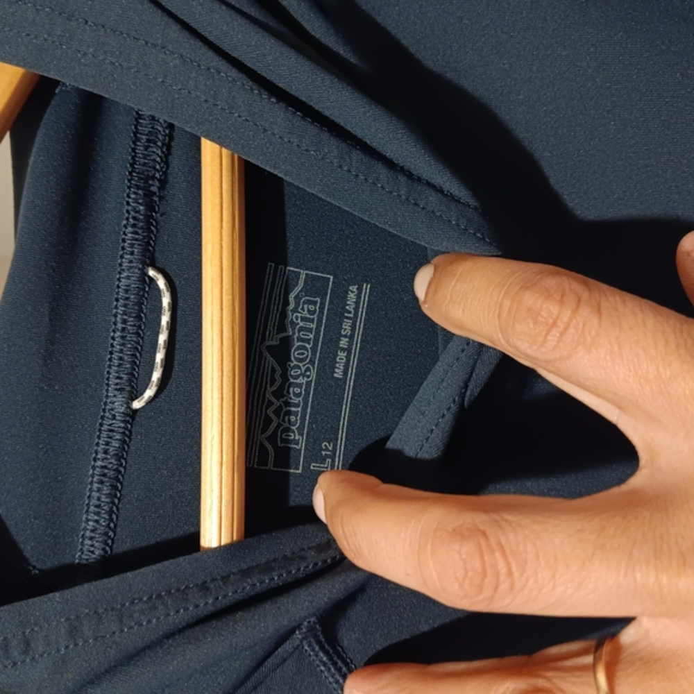 Patagonia Long Sleeve Tee - Dark Blue